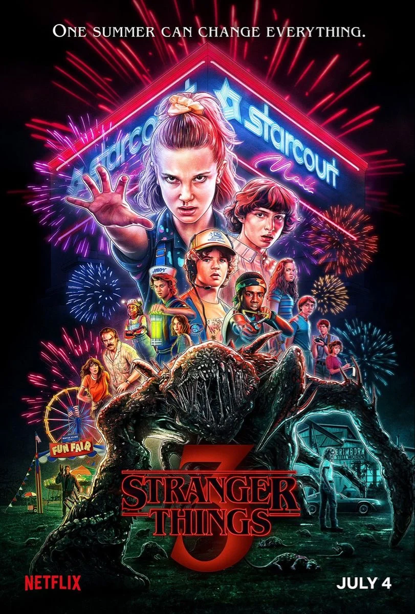 Stranger Things season three poster